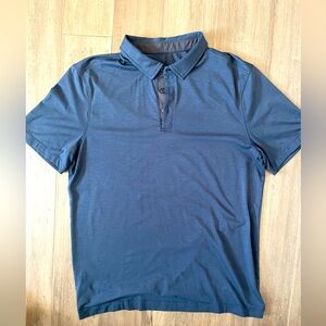 Men’s navy blue lululemon casual polo Size L